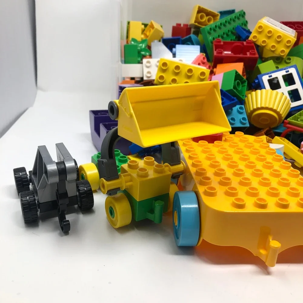 Lego Duplo 5 Pound Lb Lot Of Bulk Pieces Great Assortment Animals Minifigures